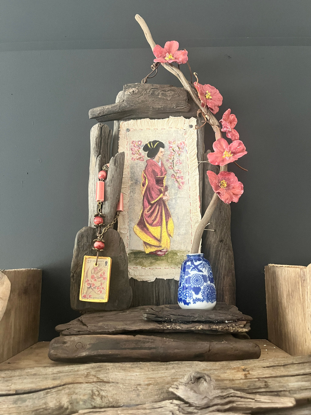 Japanse pelgrims reisheilige