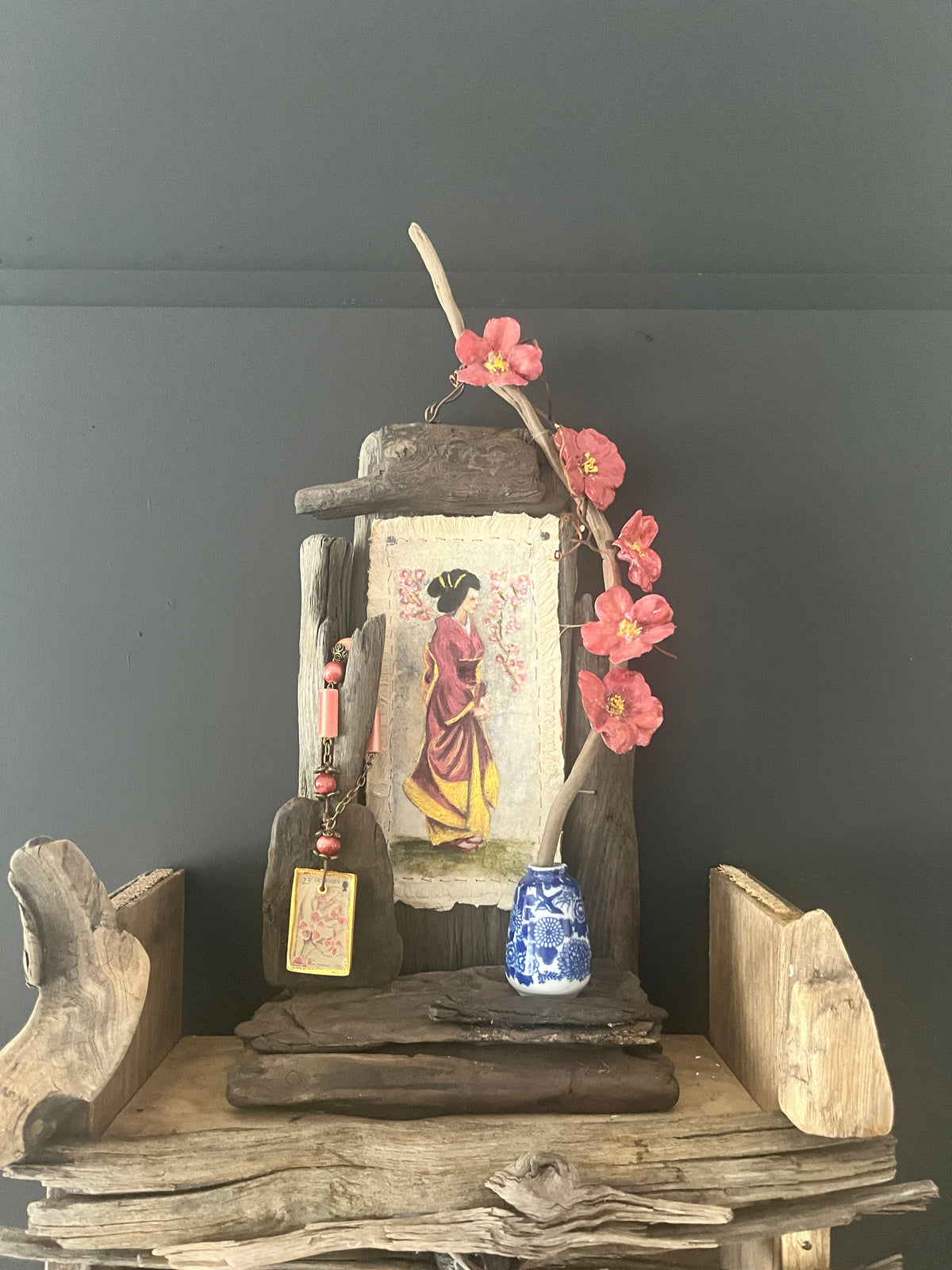 Japanse pelgrims reisheilige