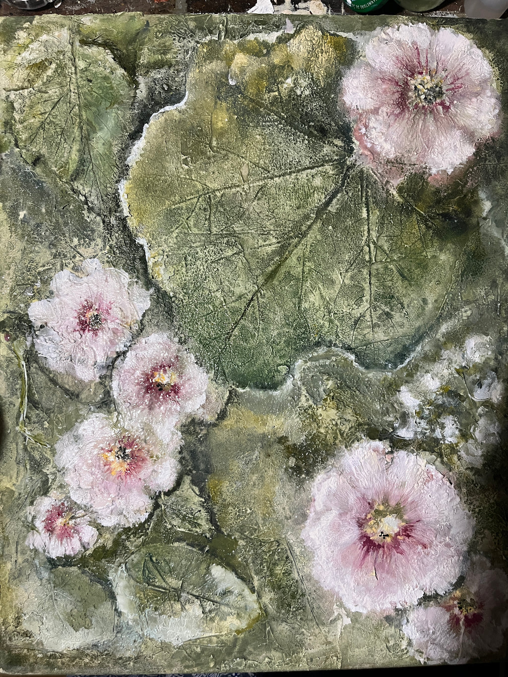 Stokrozen uit mijn tuin