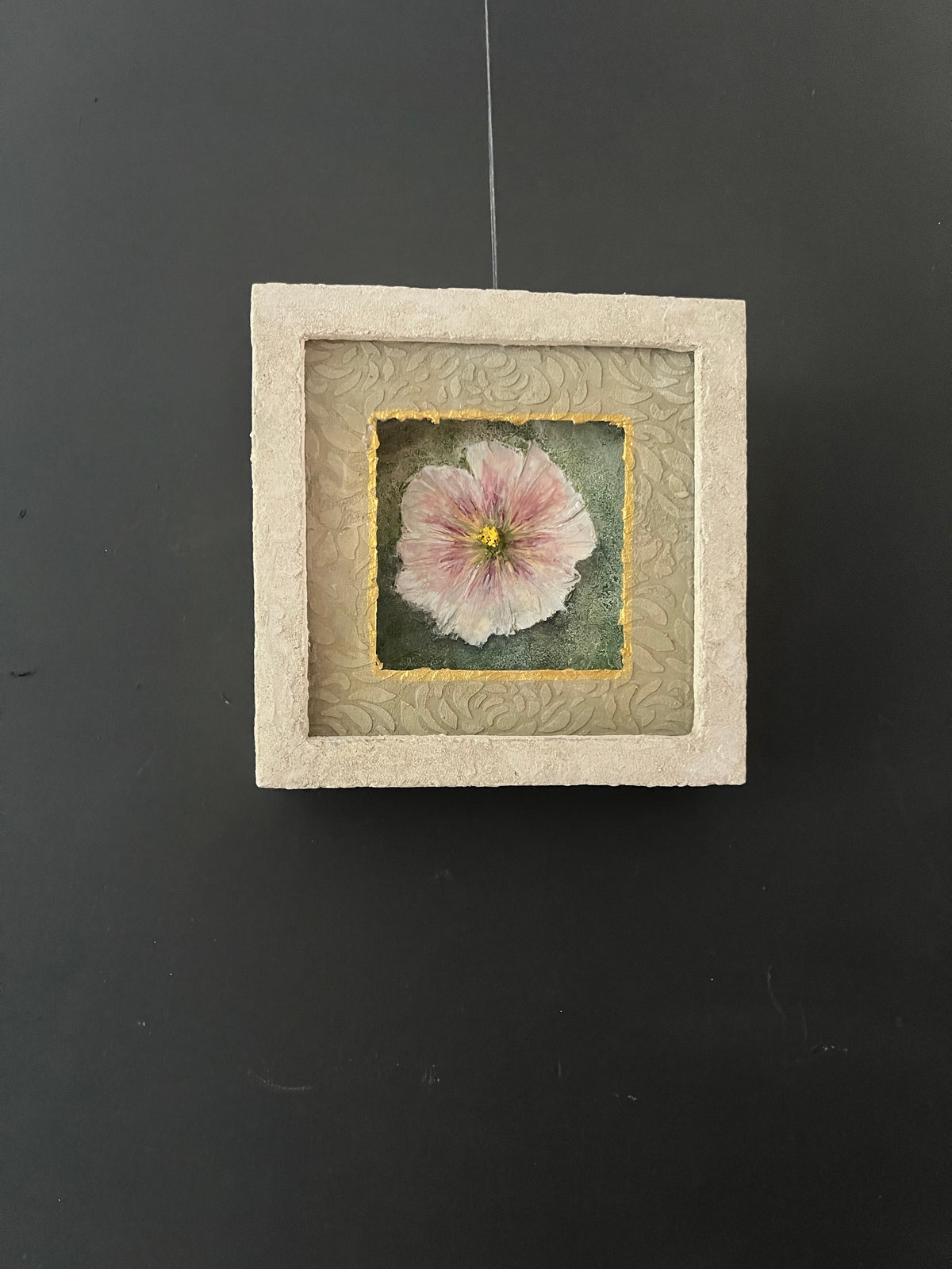 Stokroos ingesloten stilte