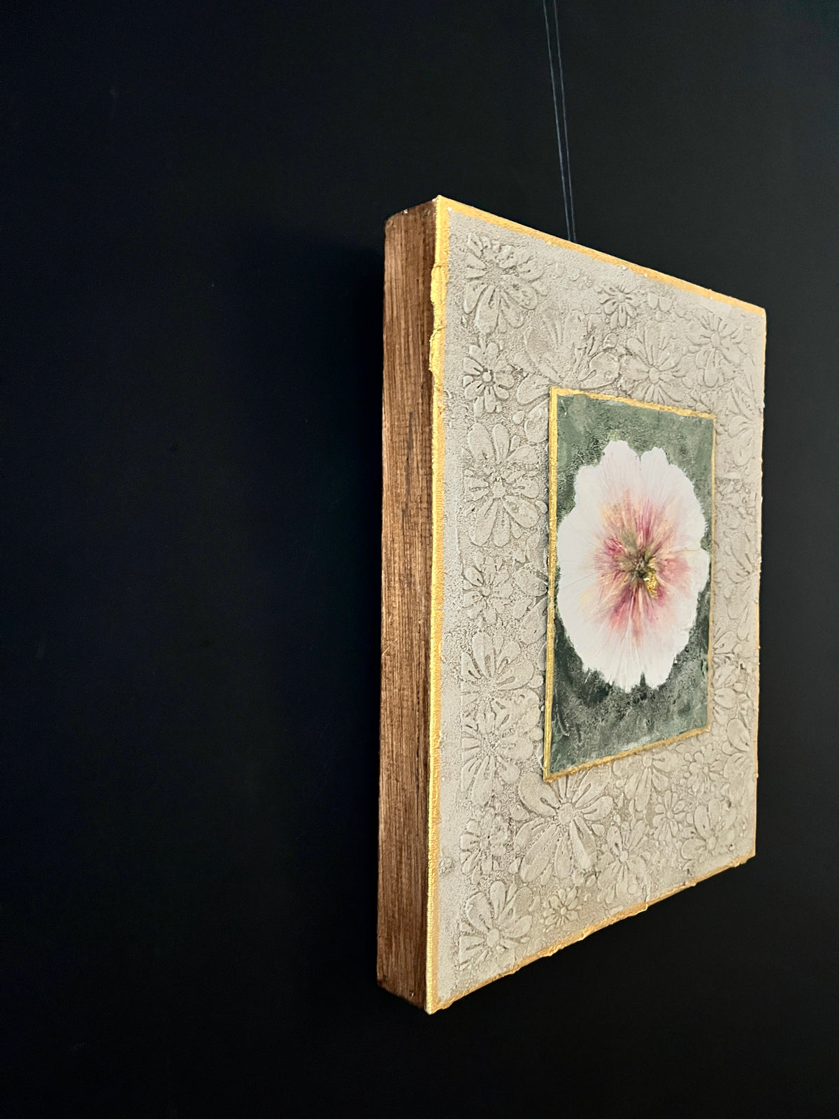 Stokroos in eenvoud, stokrozen uit mijn tuin