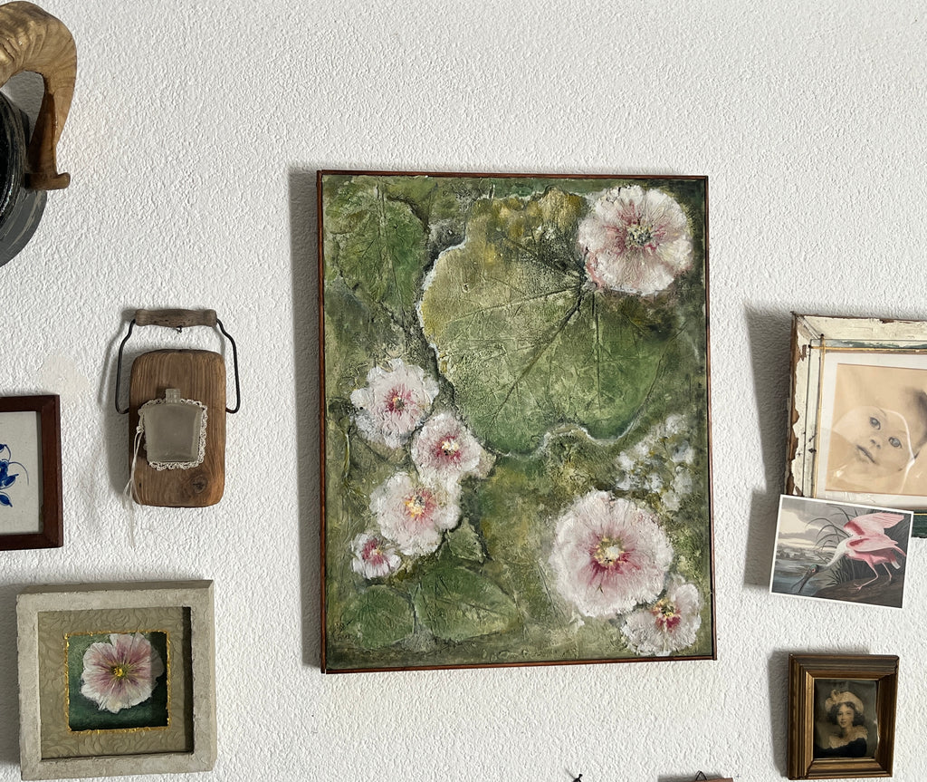 Stokrozen uit mijn tuin