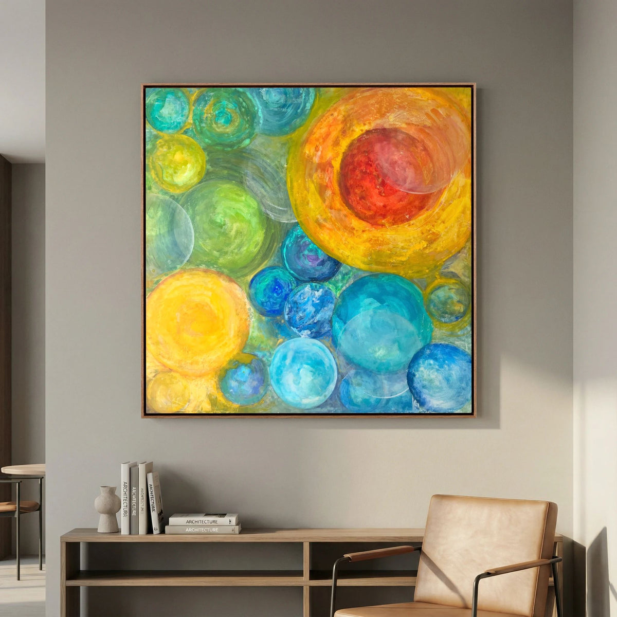 Circles of life Art Print