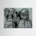 Team Cuddles on art printed canvas 