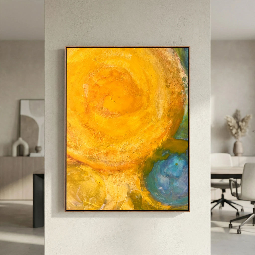 Sun power basics on printed Art canvas 