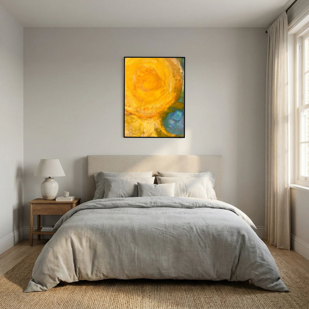 Sun power basics on printed Art canvas 