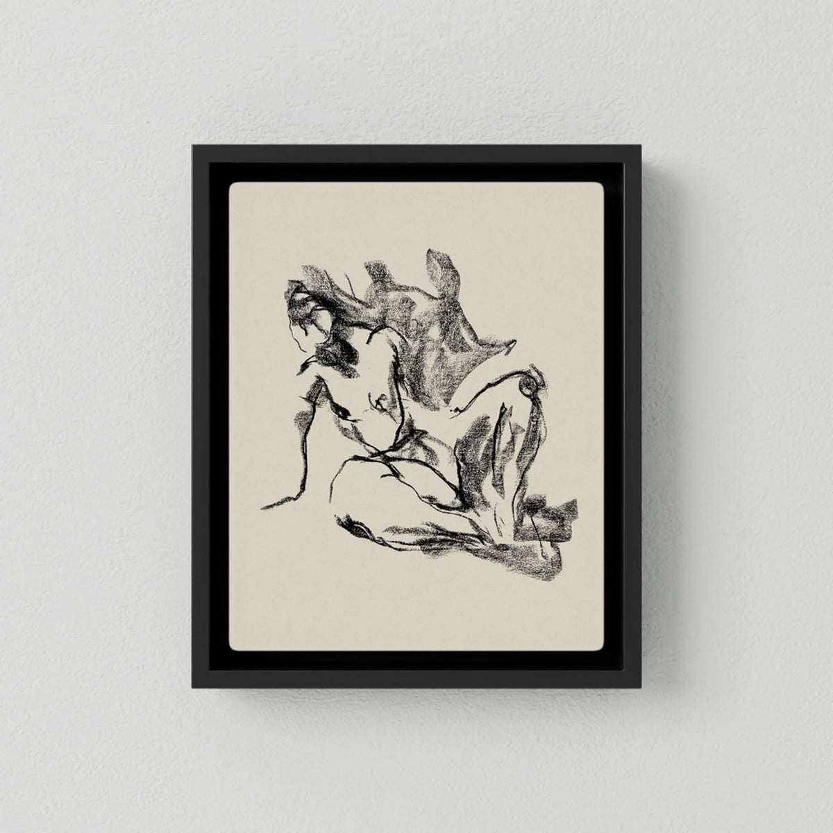 Dancing Pencil printed on Art canvas 
