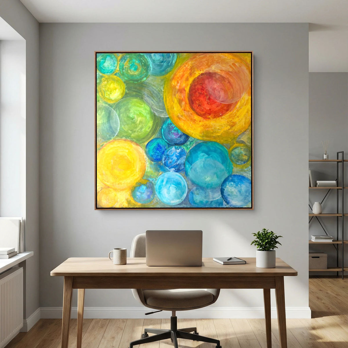 Circles of life Art Print
