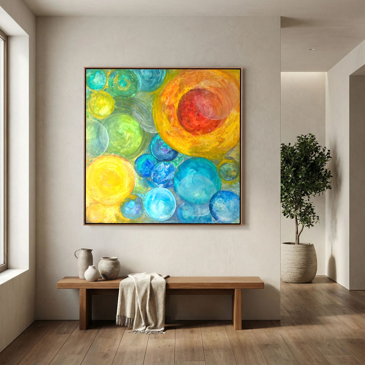 Circles of life Art Print