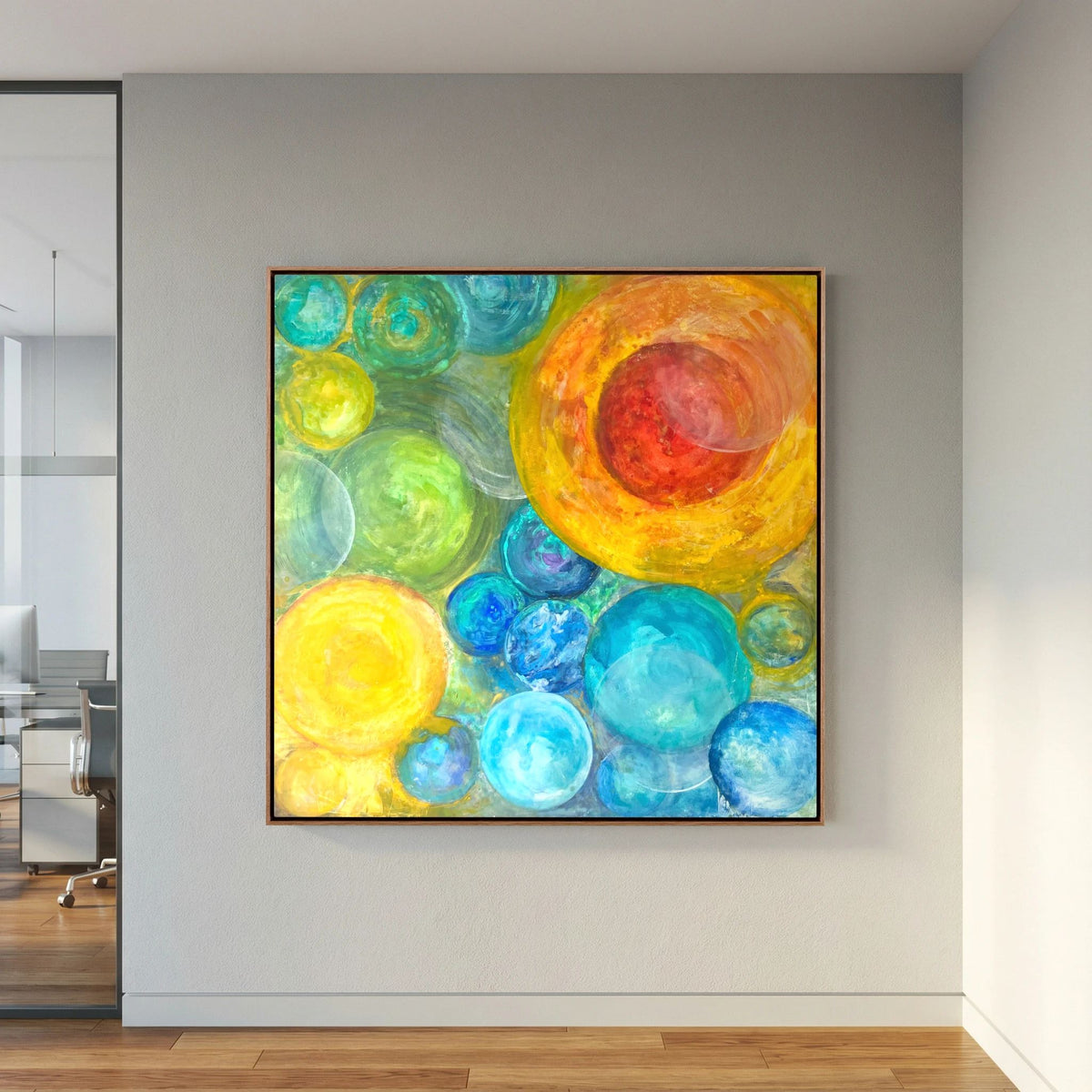 Circles of life Art Print