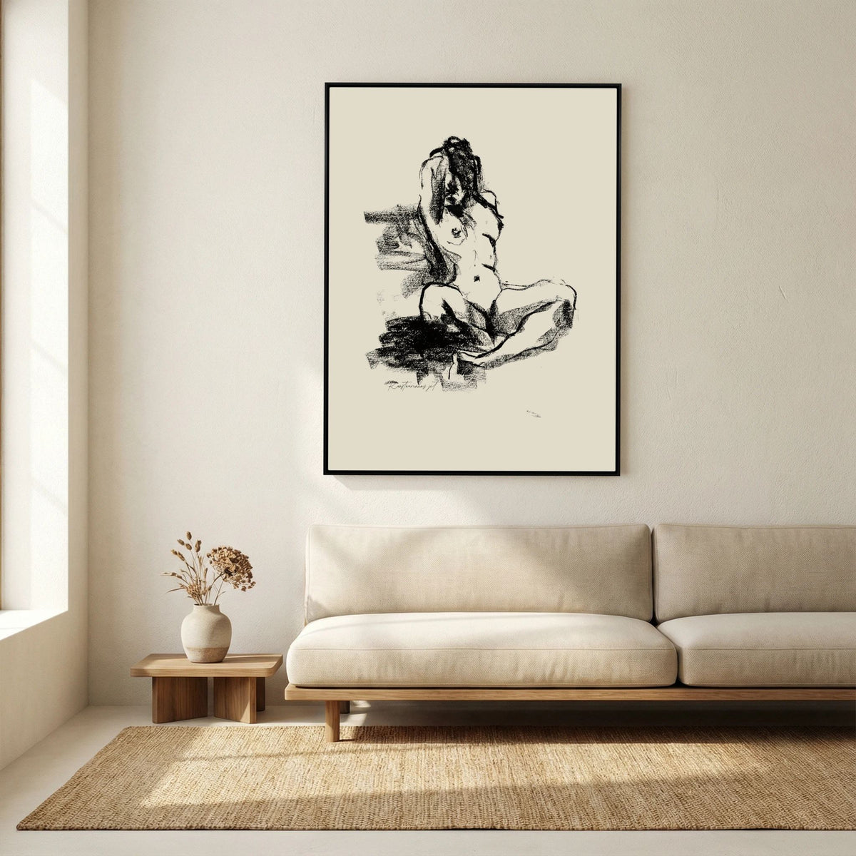 Dancing Pastels printed on Art Canvas 