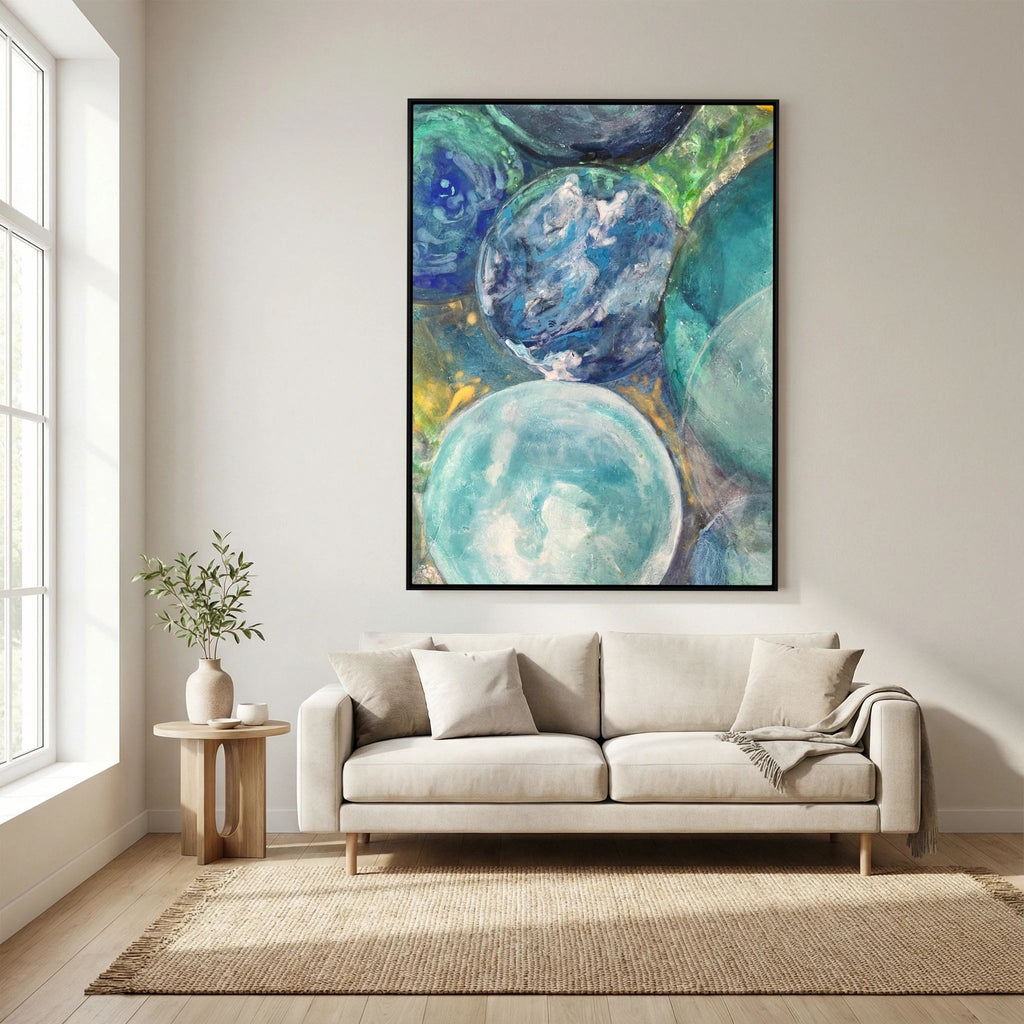 Blue circles of Life 