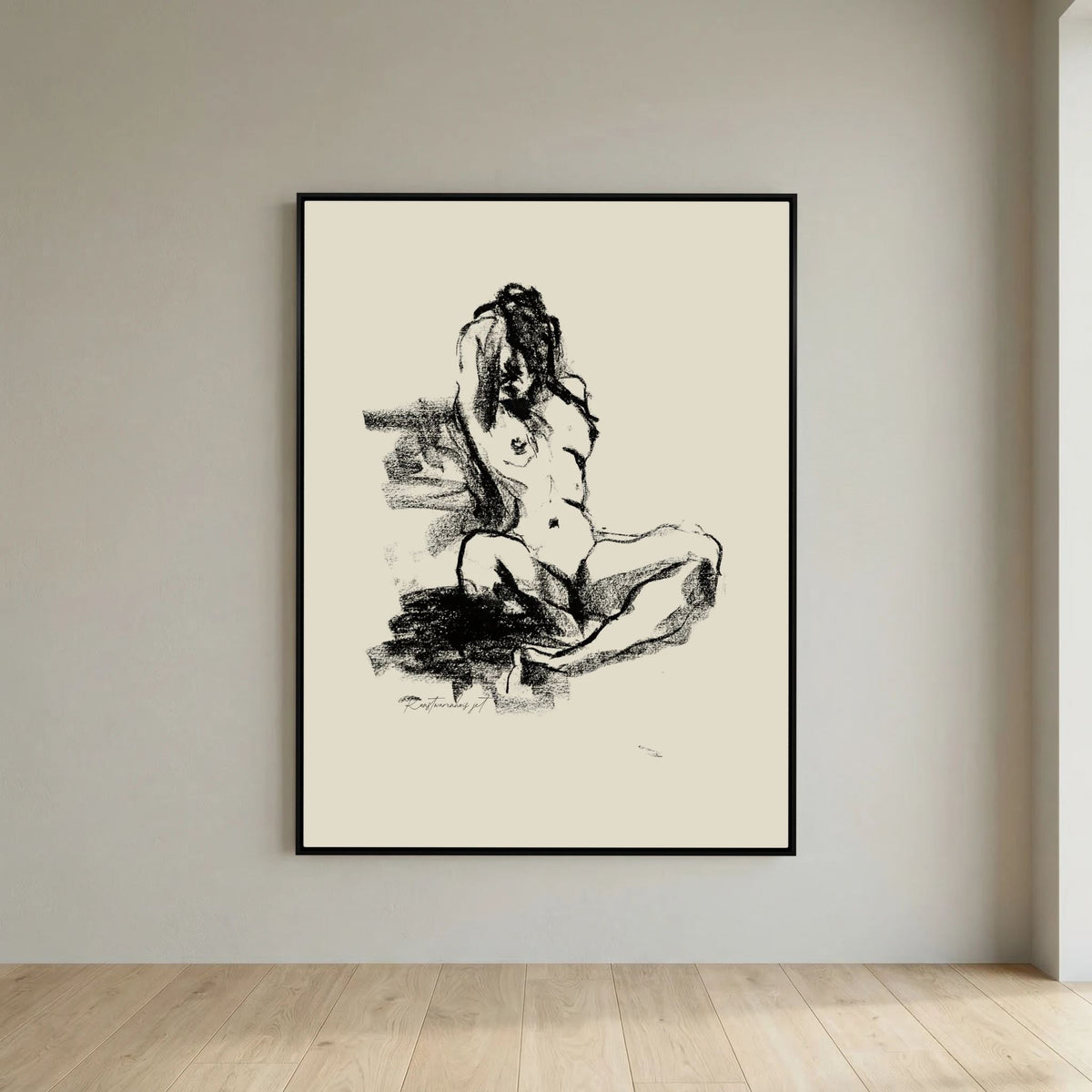 Dancing Pastels printed on Art Canvas 