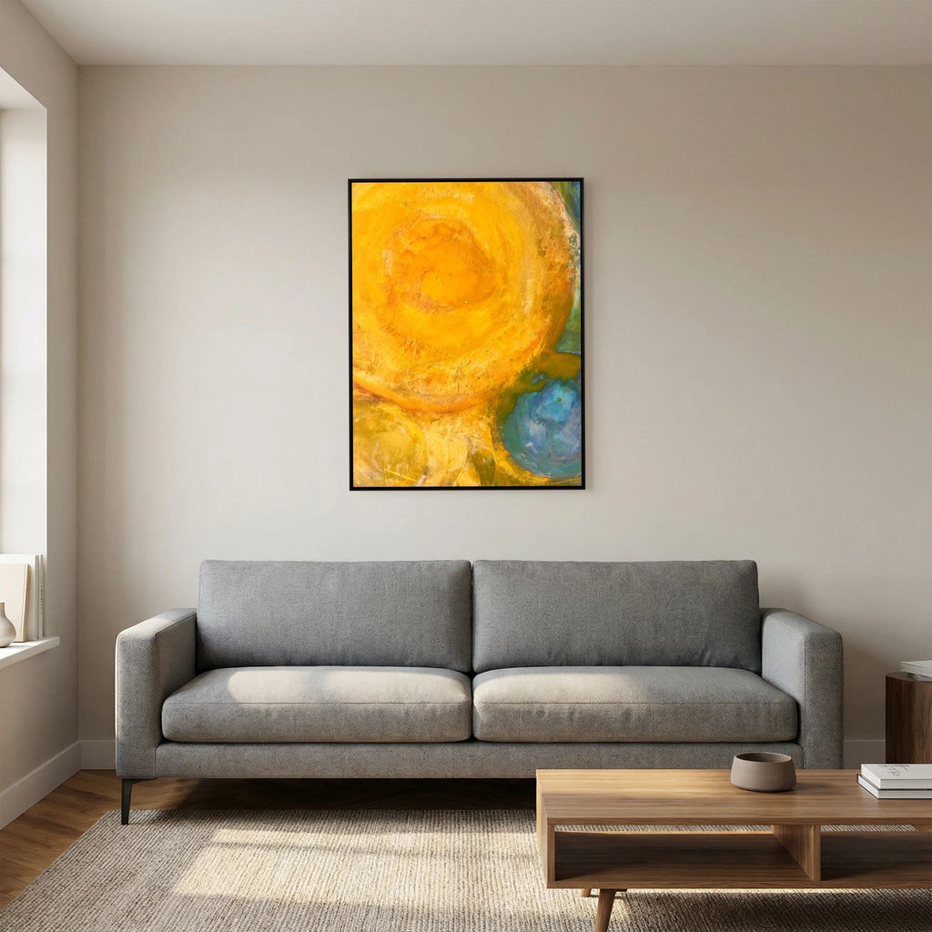 Sun power basics on printed Art canvas 