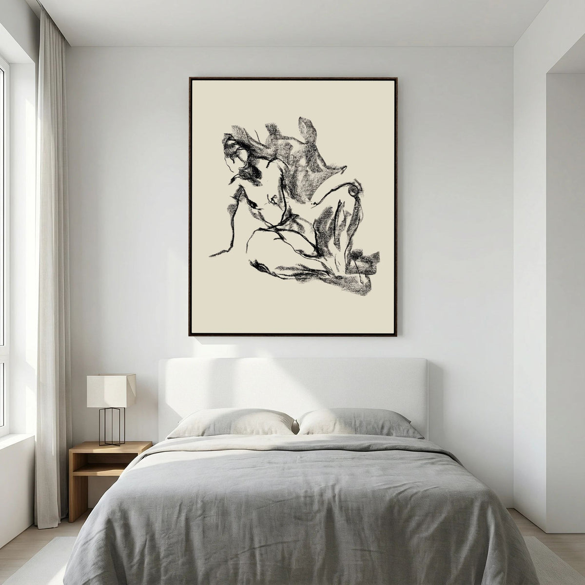 Dancing Pencil printed on Art canvas 