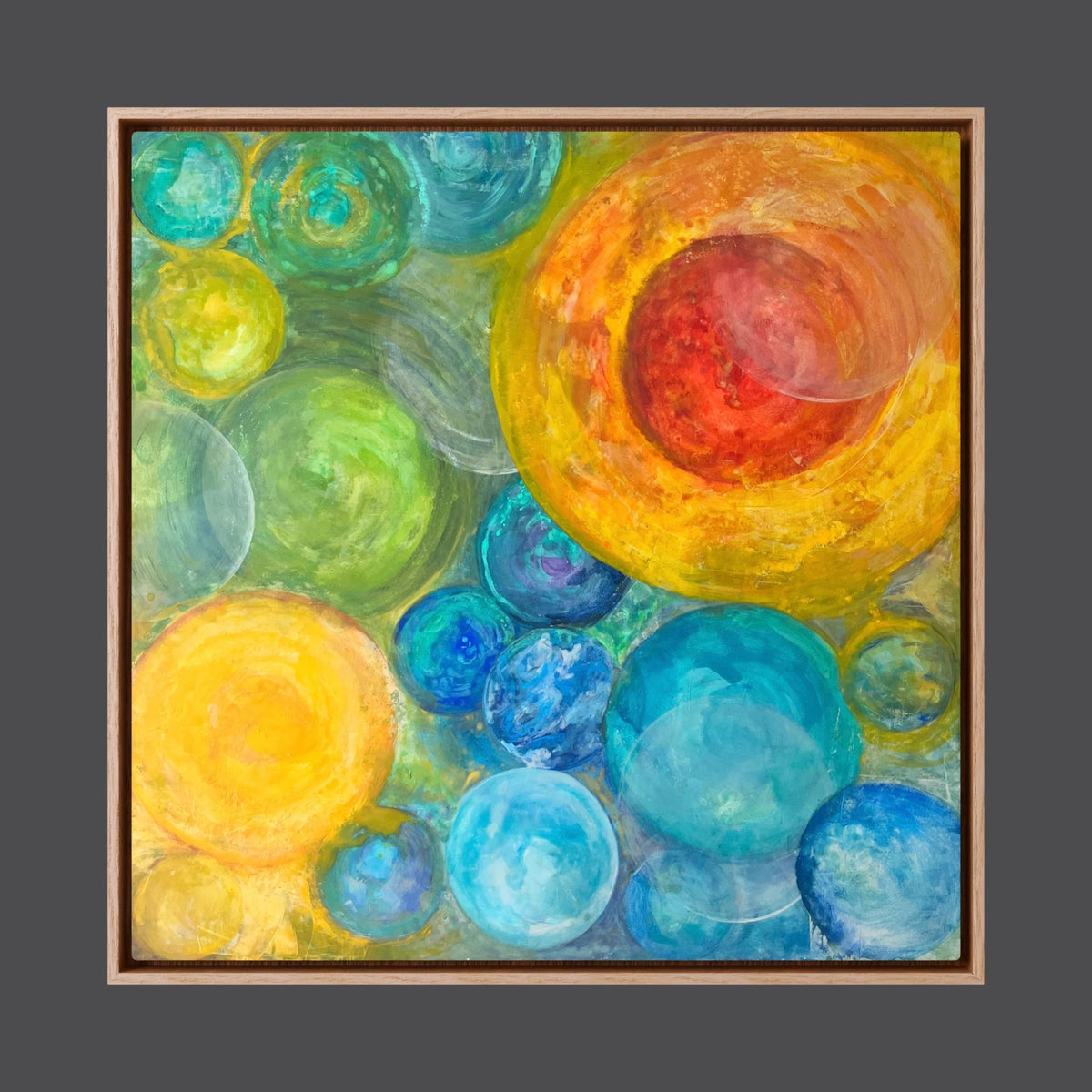 Circles of life Art Print
