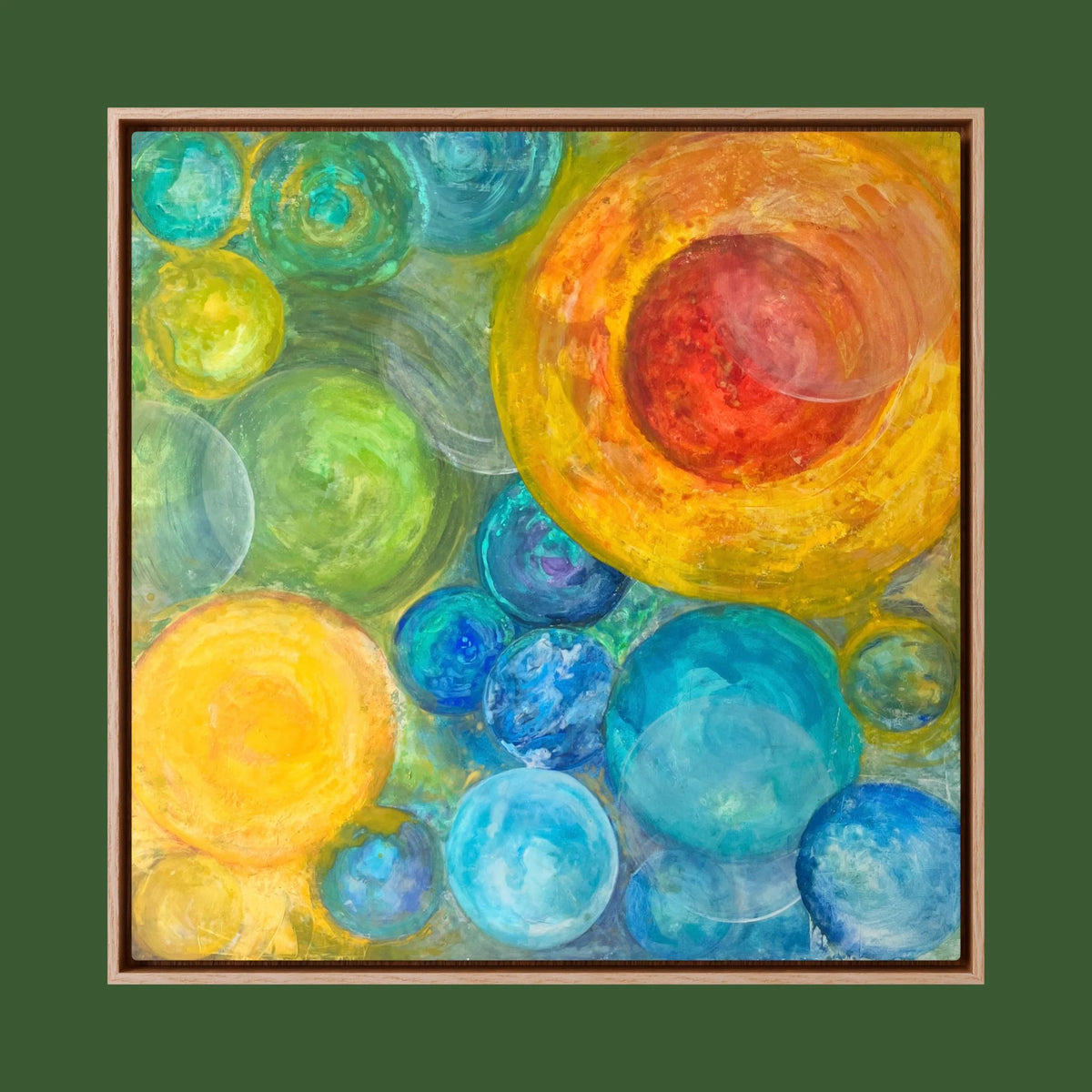 Circles of life Art Print