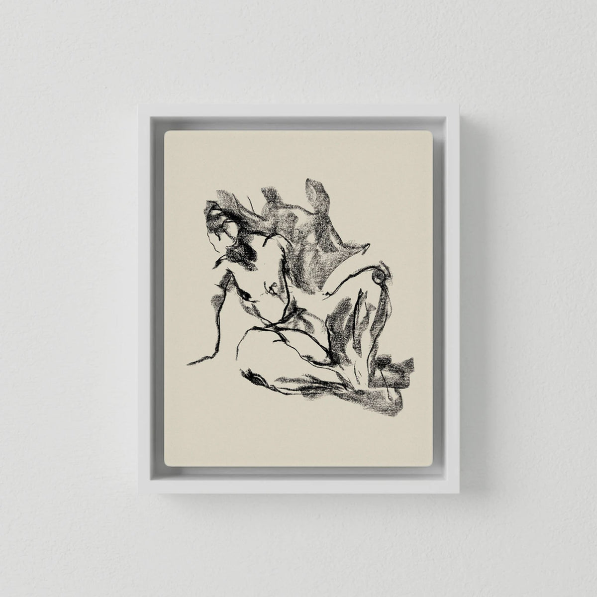 Dancing Pencil printed on Art canvas 