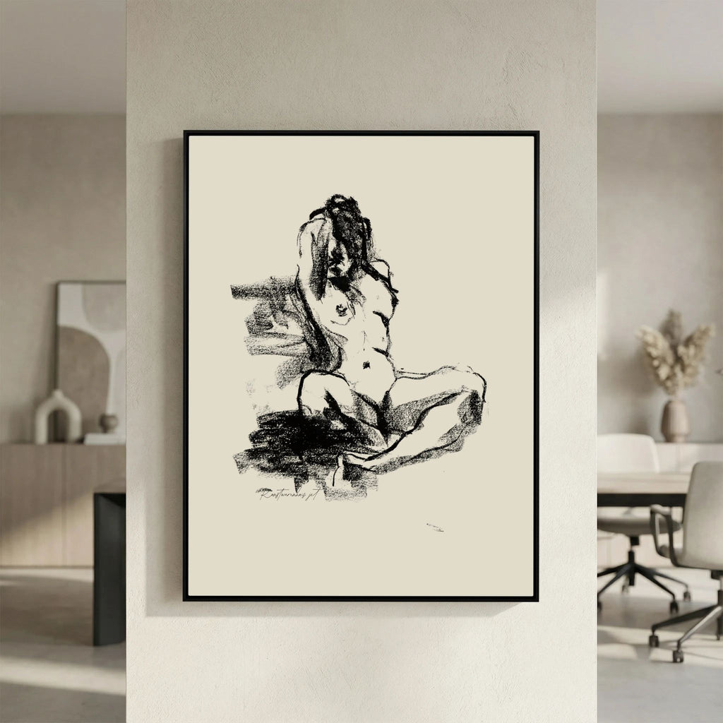 Dancing Pastels printed on Art Canvas 