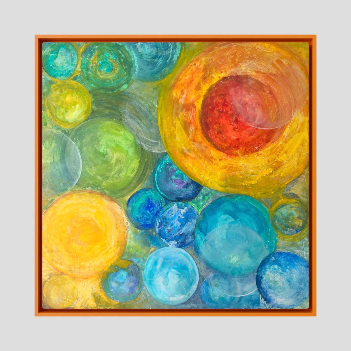 Circles of life Art Print