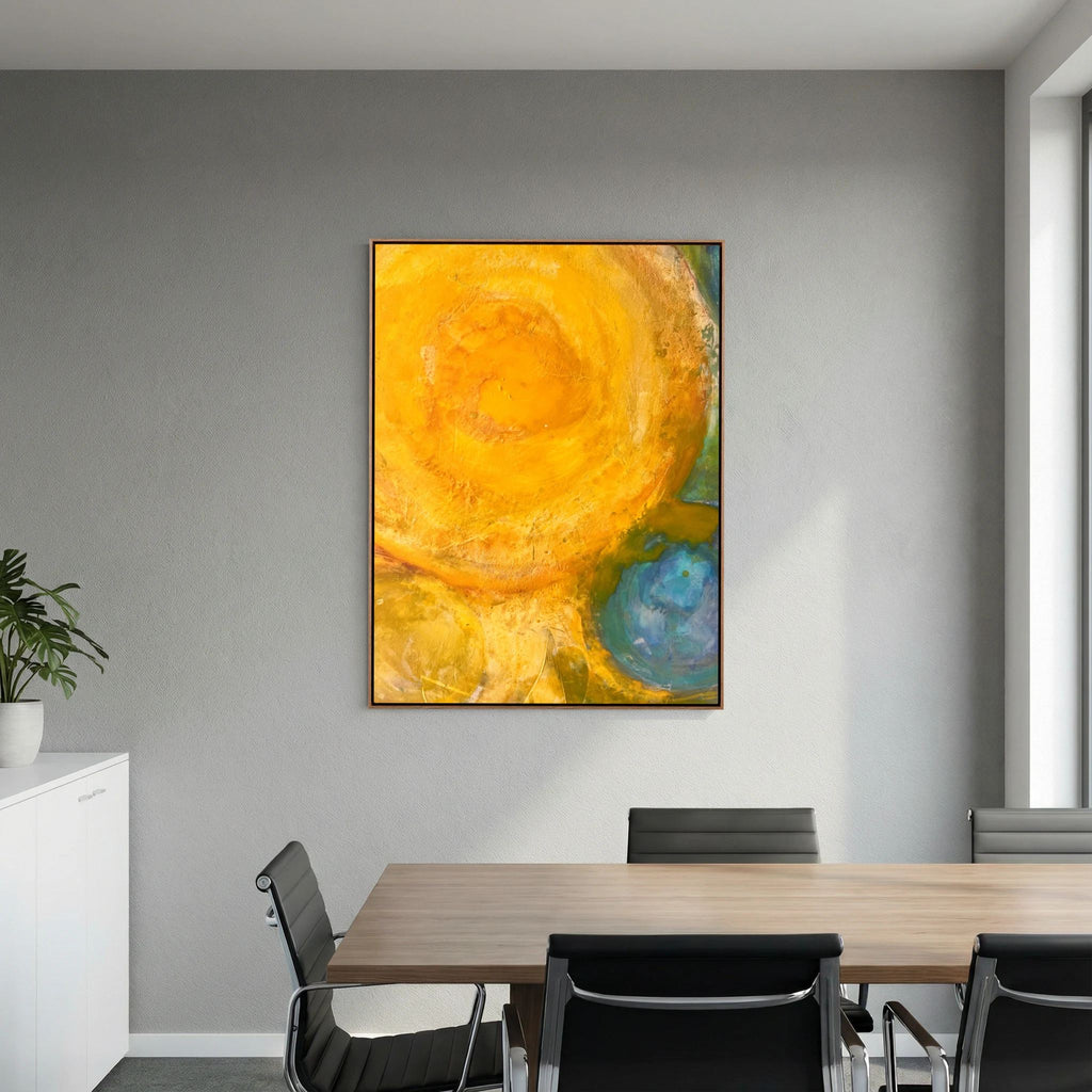 Sun power basics on printed Art canvas 