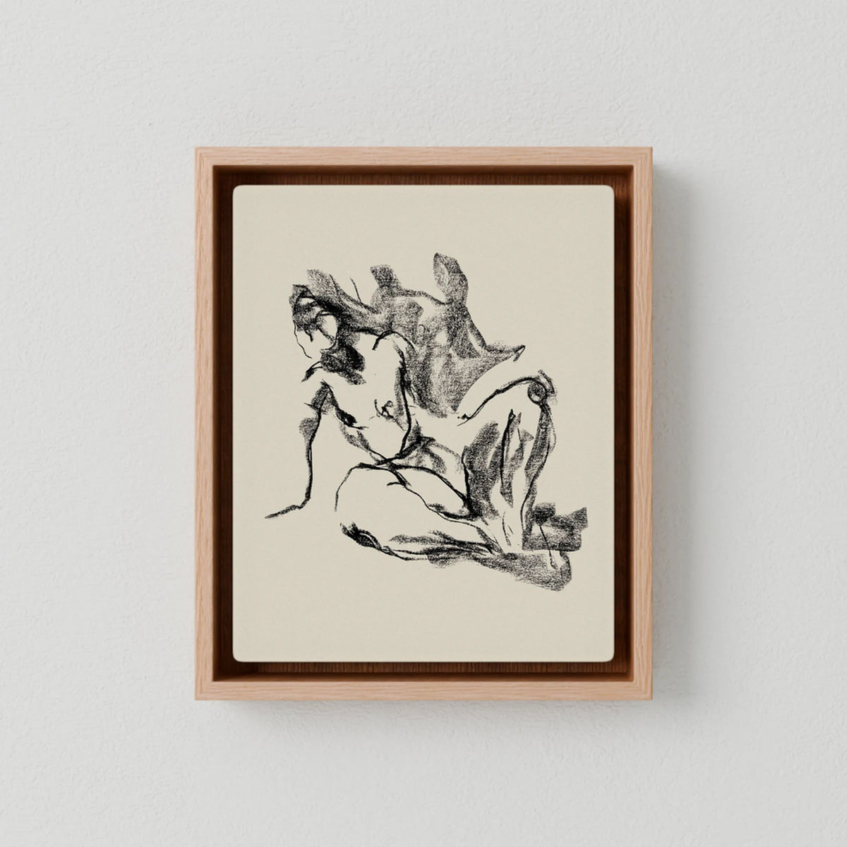 Dancing Pencil printed on Art canvas 
