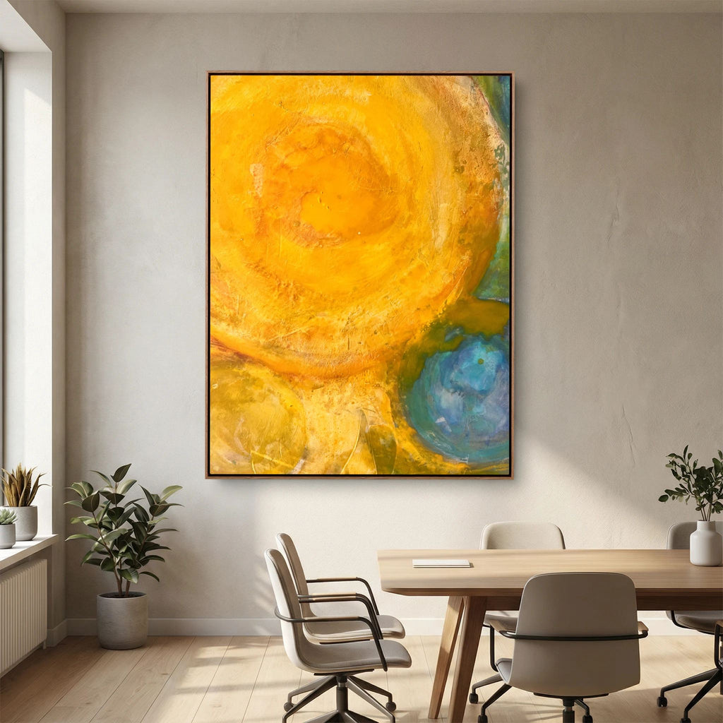 Sun power basics on printed Art canvas 