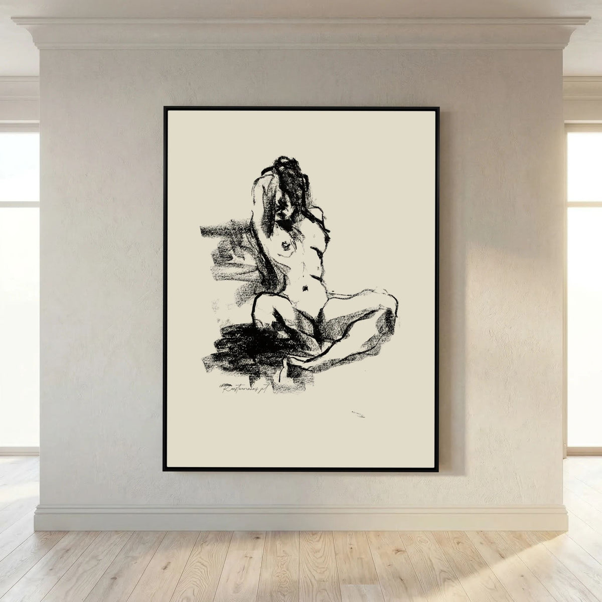 Dancing Pastels printed on Art Canvas 