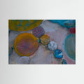 Circles in Chain printed on Art Canvas 