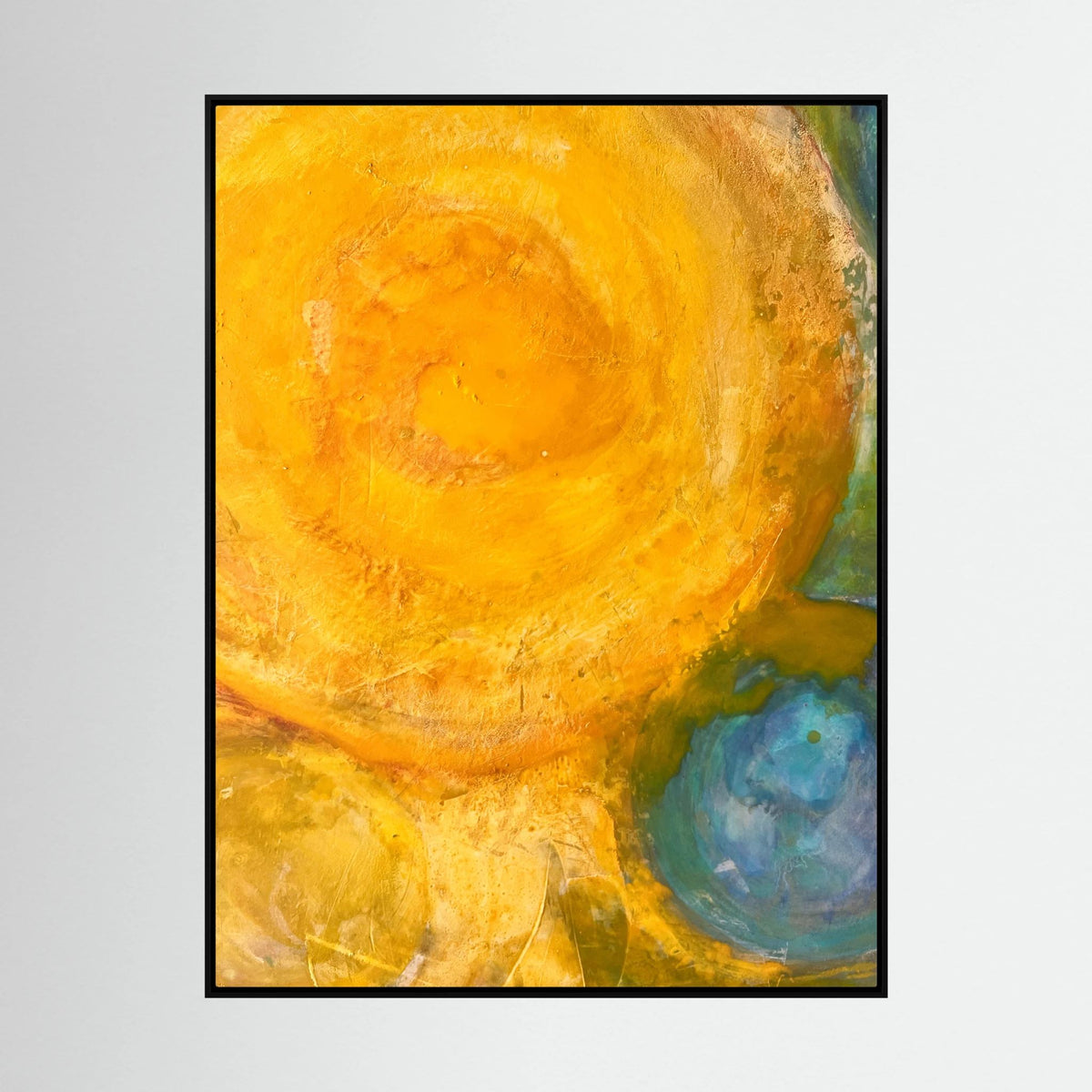 Sun power basics on printed Art canvas 