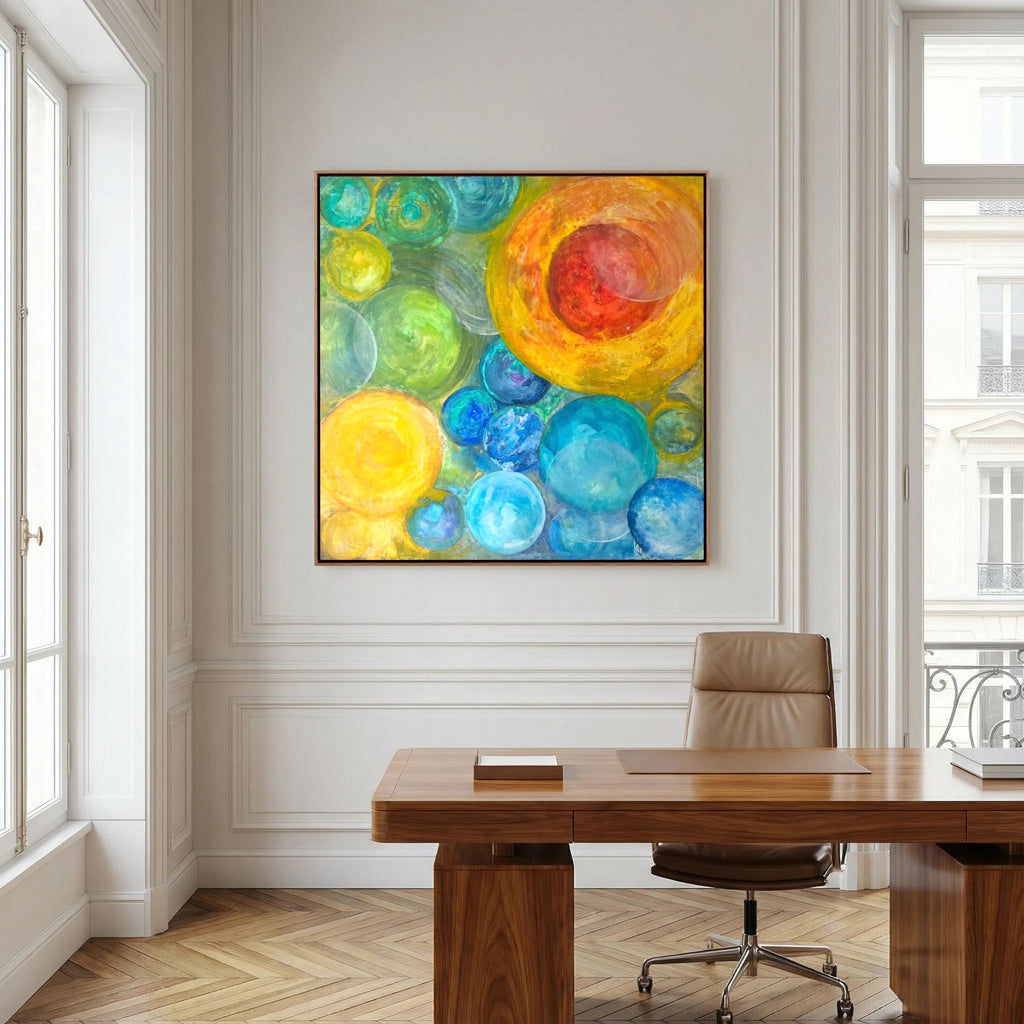 Circles of life Art Print