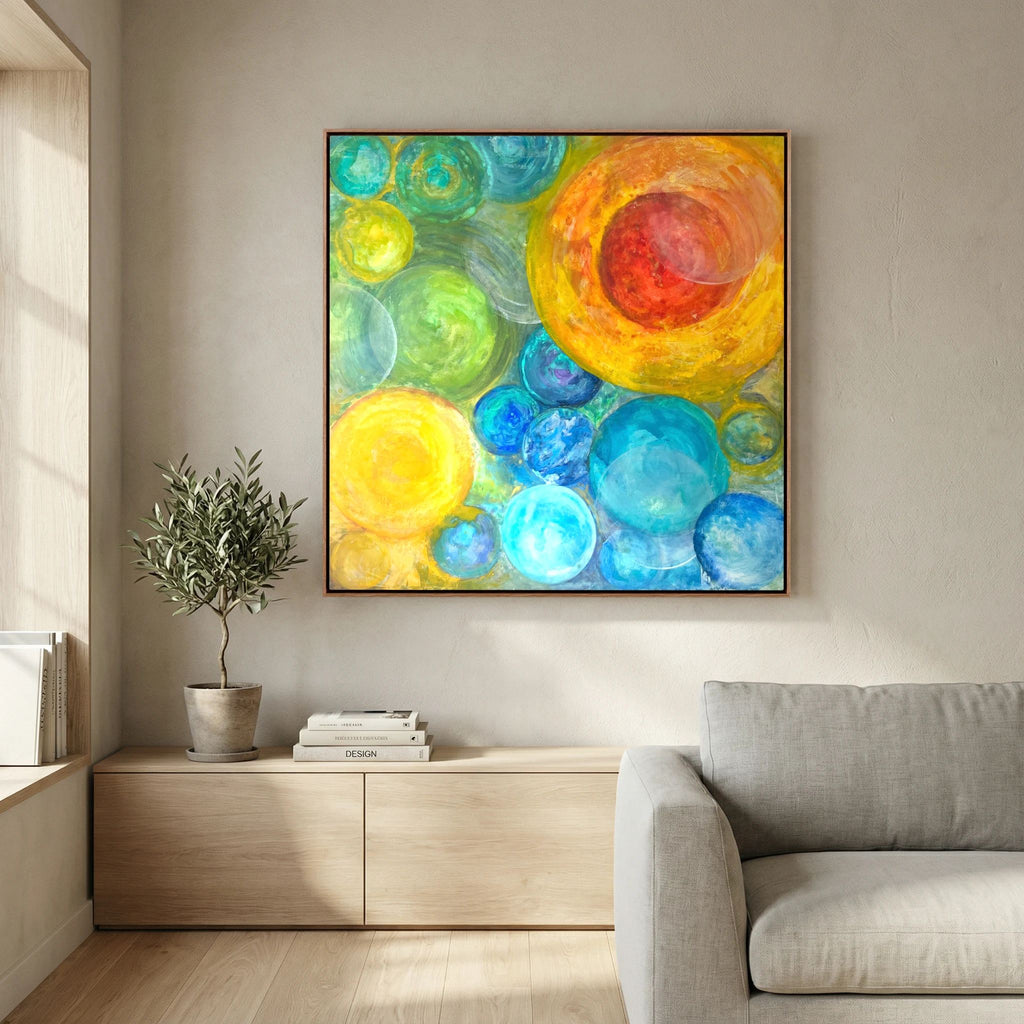 Circles of life Art Print