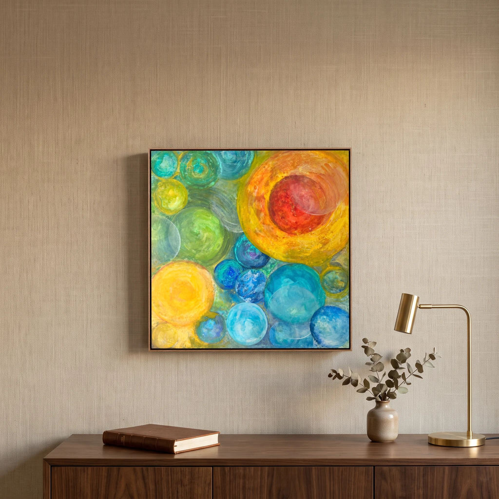 Circles of life Art Print