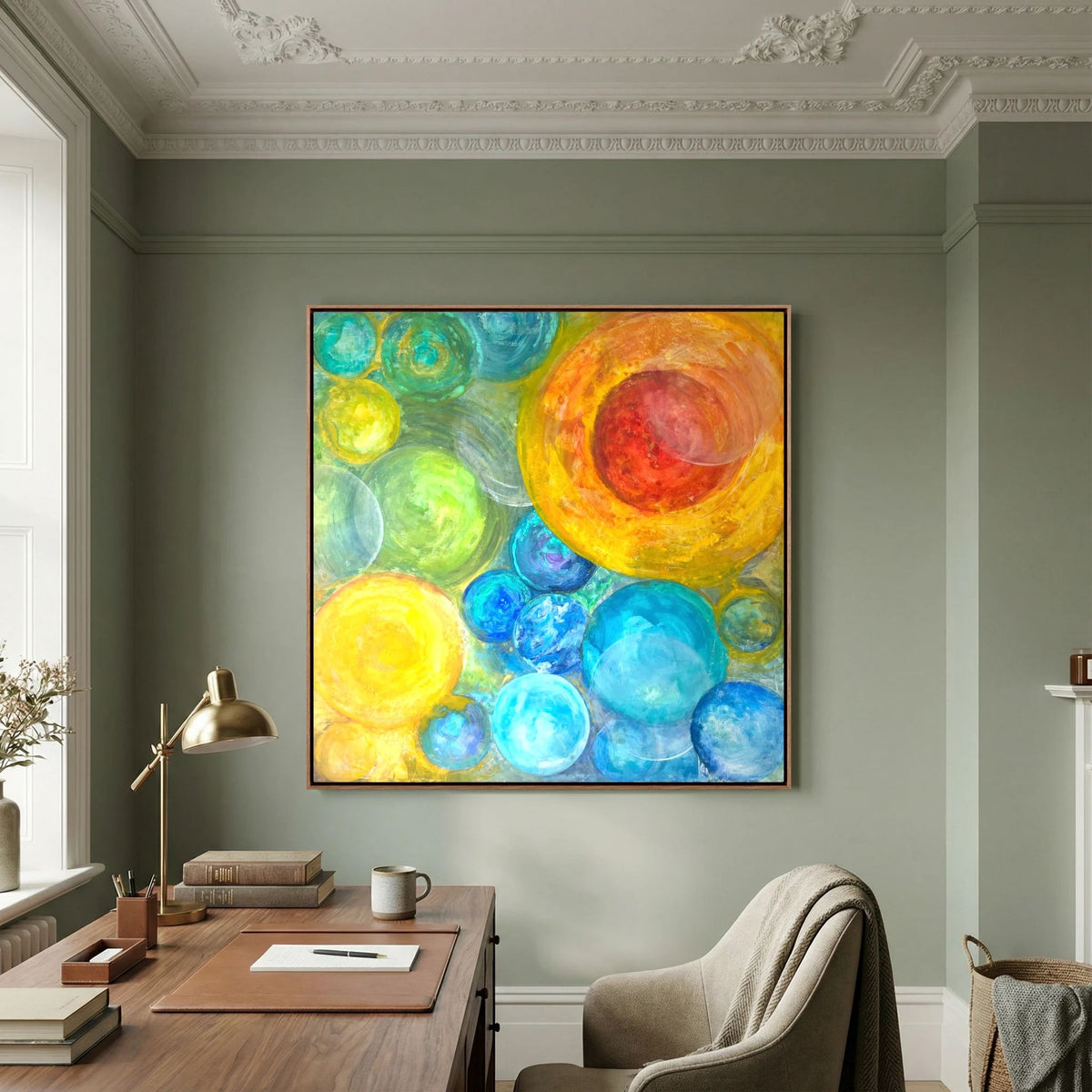 Circles of life Art Print