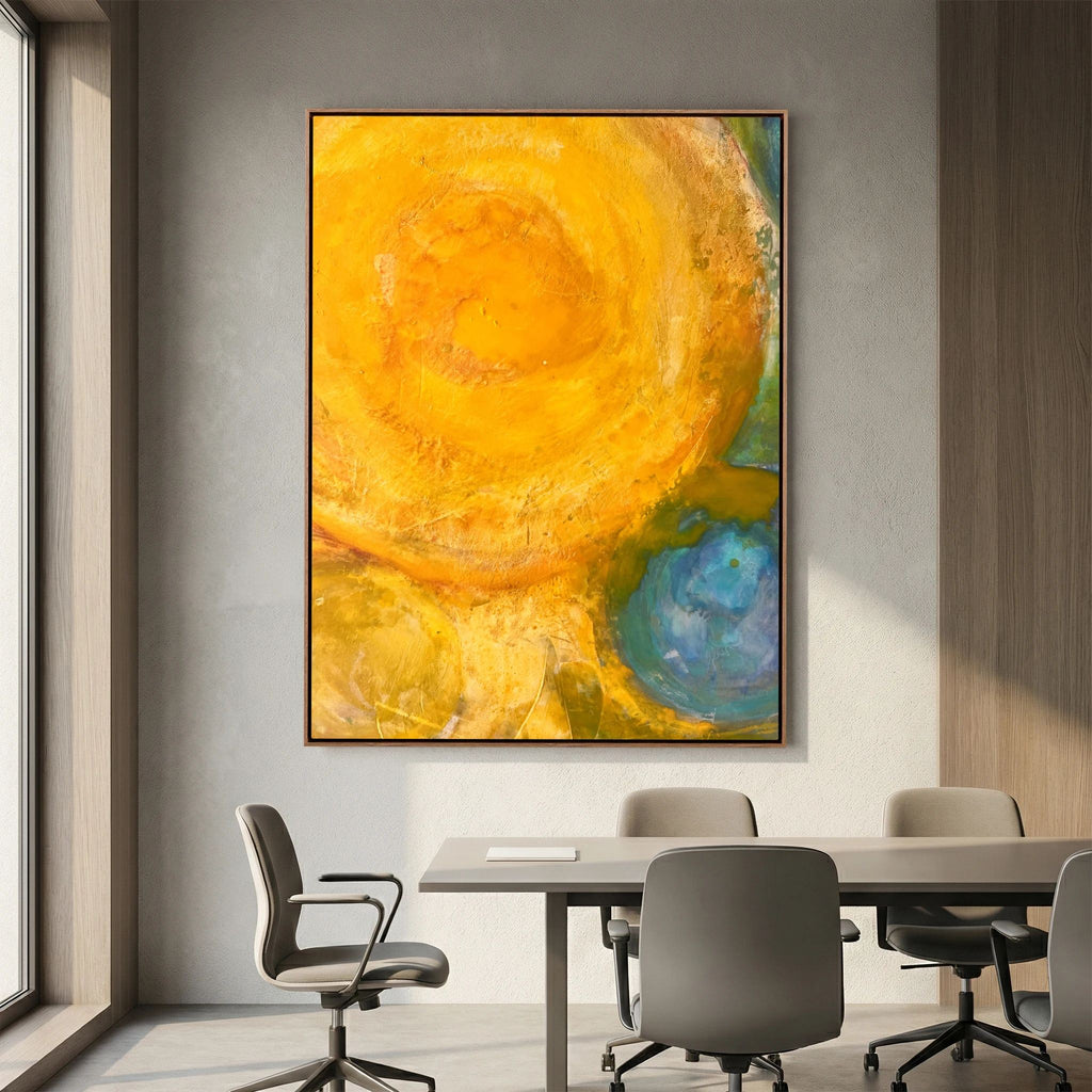 Sun power basics on printed Art canvas 