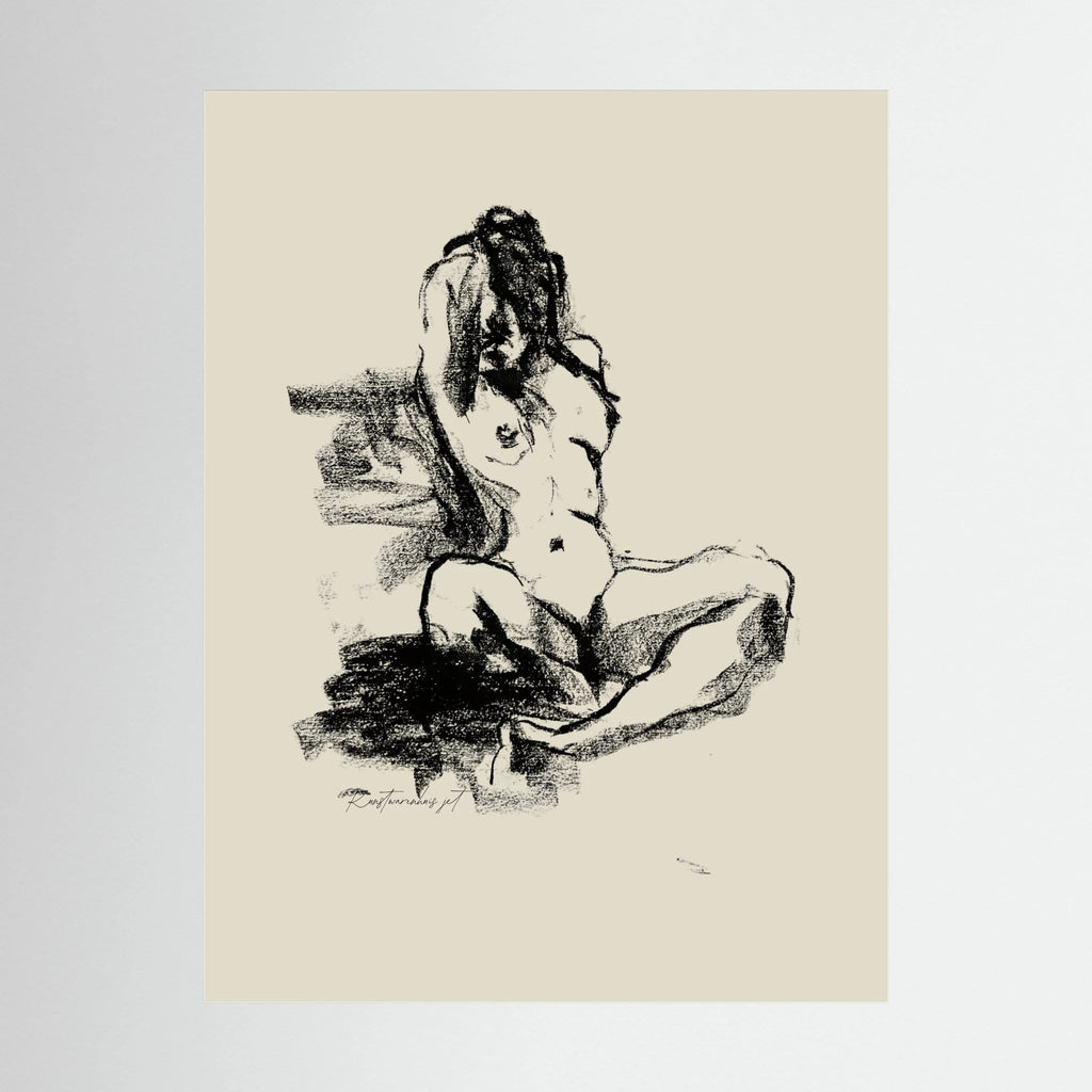 Dancing Pastels printed on Art Canvas 