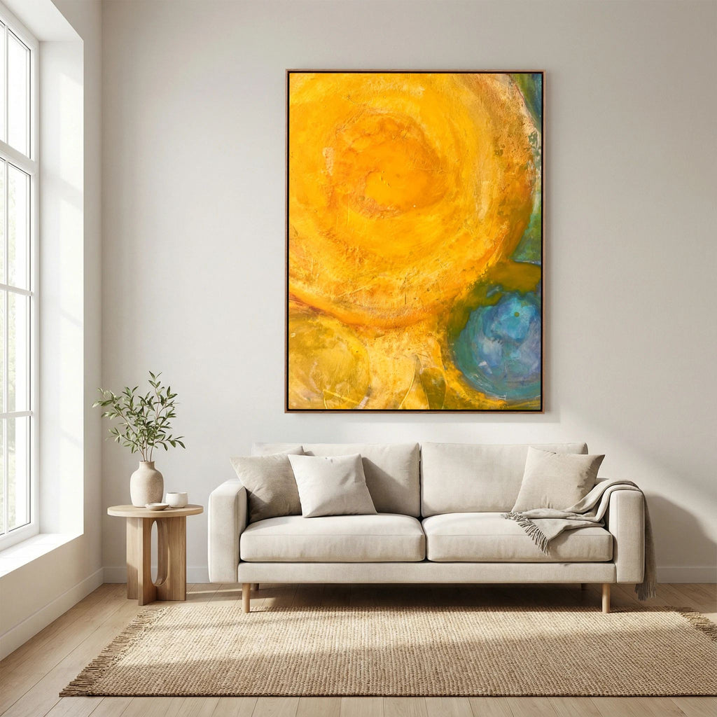 Sun power basics on printed Art canvas 