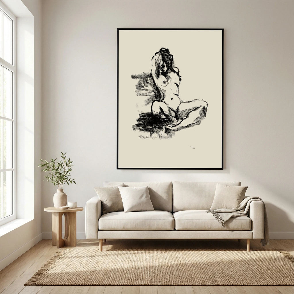 Dancing Pastels printed on Art Canvas 