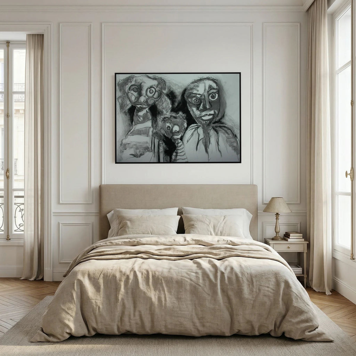 Team Cuddles on art printed canvas 