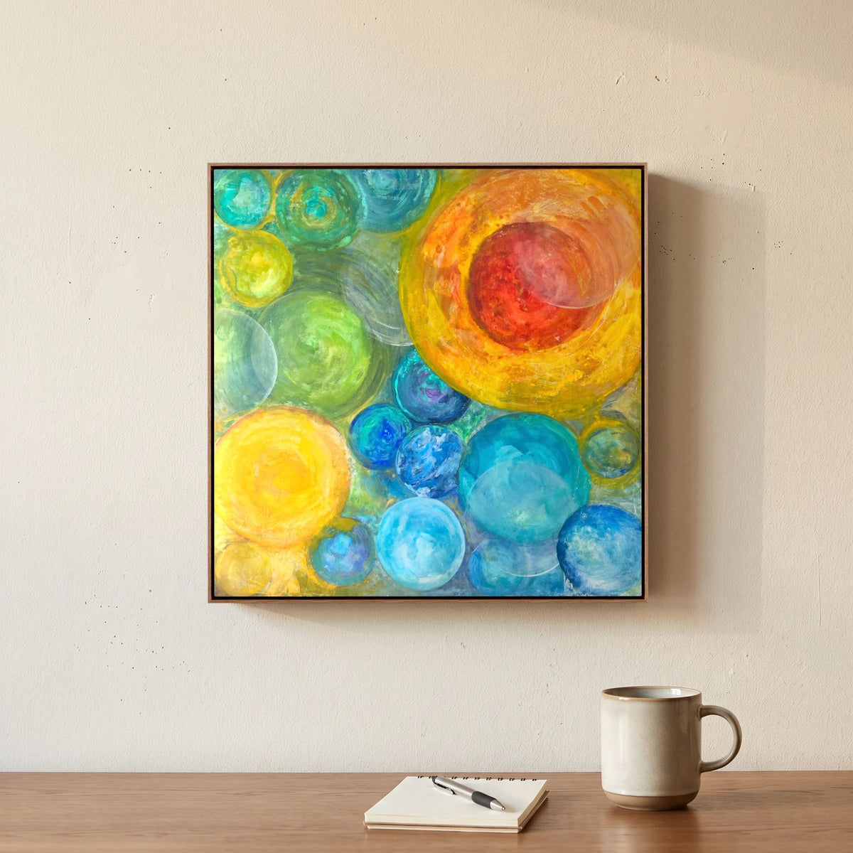 Circles of life Art Print
