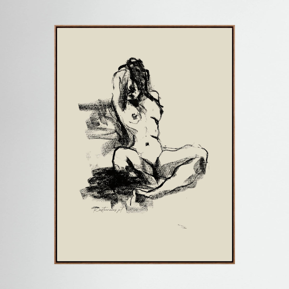 Dancing Pastels printed on Art Canvas 
