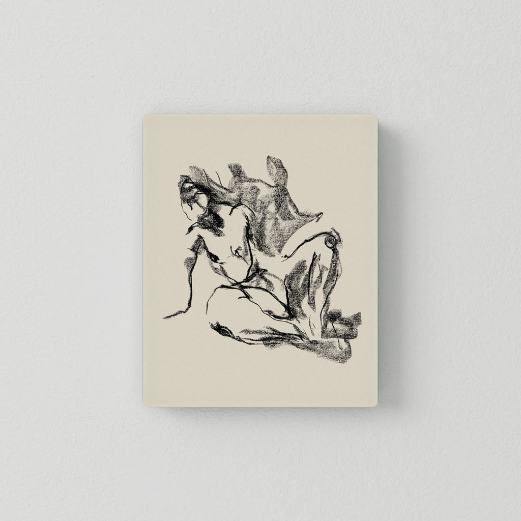 Dancing Pencil printed on Art canvas 