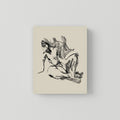 Dancing Pencil printed on Art canvas 