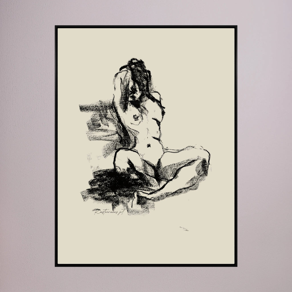 Dancing Pastels printed on Art Canvas 